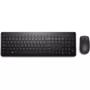 Dell KM3322W-R Wireless Keyboard and Mouse Set for Windows, 2.4GHz Wireless, QWERTY UK English Layout, Black
