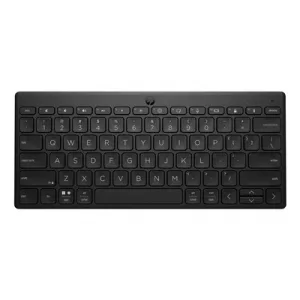 HP 355 Compact Multi-Device Keyboard, Bluetooth Wireless, Pair up to 3 Devices, Up To 2 Year Battery Life, Qwerty UK English Layout, Black