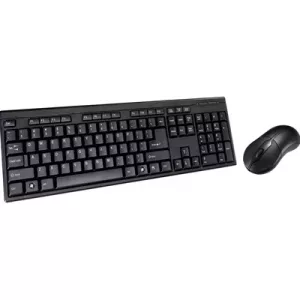 Target KBMS-001 Wired USB Keyboard & Mouse Combo, Spill-Resistant Full-Size Keyboard with Multimedia Keys + 800 DPI Optical Mouse, Plug-and-Play