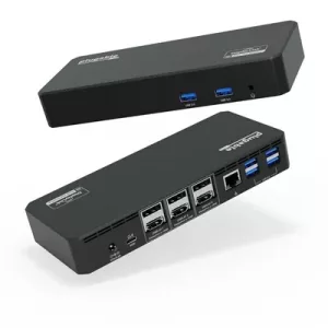 Plugable UD-6950PDZ USB-C Triple Monitor 4K 60W USB-C PD Docking Station