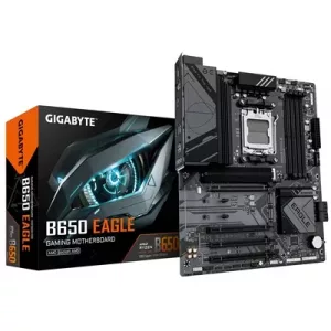 Gigabyte B650 EAGLE AMD AM5 Socket Motherboard, ATX, 4x DDR5 Slots, 3x M.2 Sockets, Fitted I/O Shield, GbE LAN, 1x DisplayPort / 1x HDMI Port