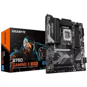 Gigabyte B760 GAMING X GEN5 Intel 1700 Socket Motherboard, ATX, 4x DDR5 Slots, 3x M.2 Socket, 2.5GbE LAN, 1x HDMI Port / 1x DisplayPort