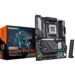 Gigabyte B850 GAMING X WIFI6E AMD AM5 Socket Motherboard, ATX, 4x DDR5 Slots, 3x M.2 Sockets, Fitted I/O Shield, 2.5GbE LAN, Wi-Fi 6E, 1x DisplayPort / 1x HDMI Port