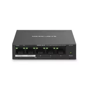 Mercusys MS105GP 5-Port Gigabit Desktop Switch with  4-Port PoE+