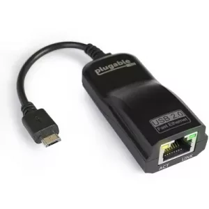 Plugable USB2-OTGE100 USB 2.0 OTG Micro USB to 10/100 Ethernet Adapter