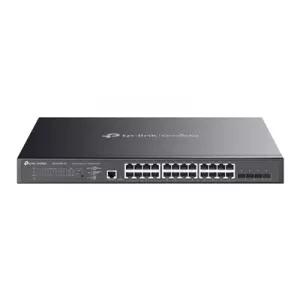 TP-Link Omada SG3428XPP-M2 24-Port 2.5GBASE-T and 4-Port 10GE SFP+ L2+ Managed Switch with 16-Port PoE+ & 8-Port PoE