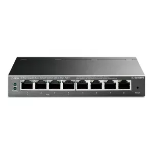 TP-Link TL-SG108PE 8-Port Metal Gigabit Easy Smart Switch with 4-Port PoE+ (64W)