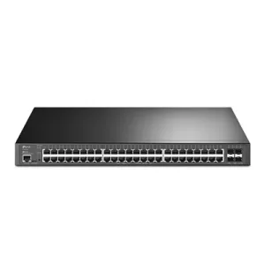 TP-Link TL-SG3452XP 48-Port L2+ Managed GbE PoE+ Access Switch w/ 4 x 10G SFP+ Ports & 3-Year Omada Hosted Cloud Controller