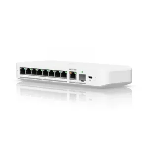 Ubiquiti USW-FLEX-2.5G-8 UniFi Flex 2.5G Ultra Compact 8 Port POE/USB-C Powered Managed Switch