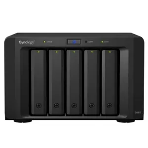 Synology DX517 5-Bay Expansion Unit, Supports up to 80TB, Hot Swappable Drives, 3 Year Warranty