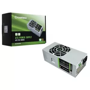 GameMax GT-300W 300W TFX Power Supply for Small Form Factor PCs, 80 Plus Bronze Efficient PSU with Quiet 80mm Cooling Fan and Active PFC, Ideal Replacement PSU for Slim Desktop Systems