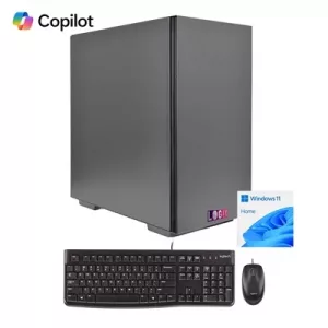 LOGIX Intel Core i3 14th Gen Quad Core 16GB RAM with 500GB SSD Wireless Family Desktop PC with Windows 11 Home & Keyboard & Mouse