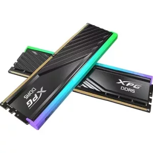 Adata XPG Lancer Blade RGB DDR5 6400MHz CL32 32GB (2x16GB) PC5-51200 RAM 288-Pins UDIMM Desktop Memory Kit Black Heatsink(AX5U6400C3216G-DTLABRBK)
