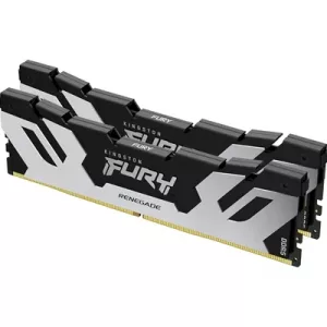Kingston FURY Renegade KF564C32RSK2-64 64GB (2x 32GB) DIMM System Memory, 6400MHz, DDR5, CL32, Silver, Intel XMP