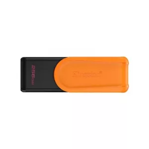 Kingston DataTraveler Exodia S DTXS/256GB USB Flash Drive, 256GB, USB 3.2, Black/Orange, Swivel Cap Design