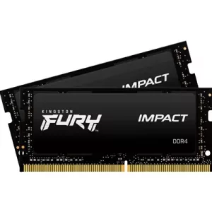 Kingston FURY Impact KF432S20IBK2/16 16GB (2x 8GB) SODIMM System Memory, 3200MHz, DDR4, CL20, Intel XMP