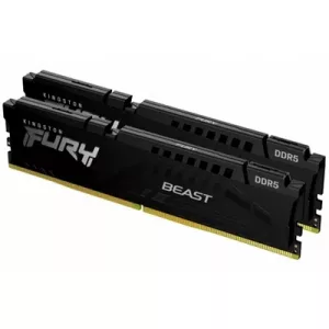 Kingston FURY Beast KF552C40BB2K2-64 64GB (2x 32GB) DIMM System Memory, 5200MHz, DDR5, CL40, Black, Intel XMP