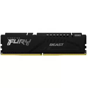 Kingston FURY Beast KF552C40BBK2-64 64GB (2x 32GB) DIMM System Memory, 5200MHz, DDR5, CL40, Black, Intel XMP