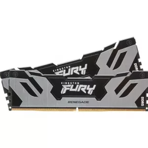 Kingston FURY Renegade KF560C32RSK2-96 96GB (2x 48GB) DIMM System Memory, 6000MHz, DDR5, CL32, Silver, Intel XMP