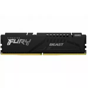 Kingston FURY Beast KF560C36BBE-8 8GB (1x 8GB) DIMM System Memory, 6000MHz, DDR5, CL36, Black, Intel XMP, AMD EXPO