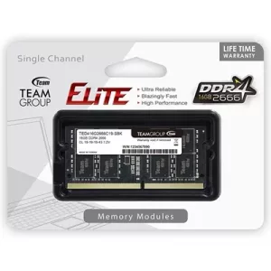 Team Elite TED416G2666C19-S01 16GB (1x 16GB) SODIMM System Memory, 2666MHz, DDR4, CL19