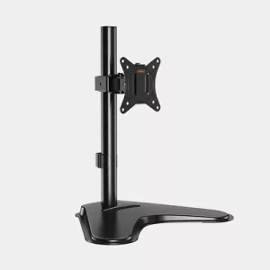 VonHaus Single Monitor Mount and Stand for 13-32 Inch Screens, VESA dimensions 75x75mm and 100x100mm