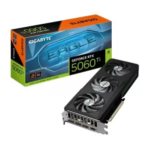 Gigabyte NVIDIA GeForce RTX 5060 Ti EAGLE MAX OC 8GB GDDR7 Graphics Card, 4608 CUDA Cores, 2617 MHz Core Clock, Triple Fan, 3x DisplayPorts / 1x HDMI Ports