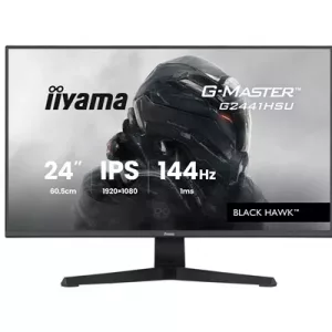 iiyama G-Master Black Hawk gaming monitor G2441HSU-B1 24" Black, IPS, Ultra Slim Bezel, Full HD, 144Hz, 1ms, FreeSync, HDMI, Display Port, USB Hub