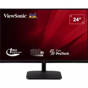 ViewSonic VA2432-MHD-3 24” Full HD 100Hz IPS Monitor with DisplayPort, HDMI and VGA