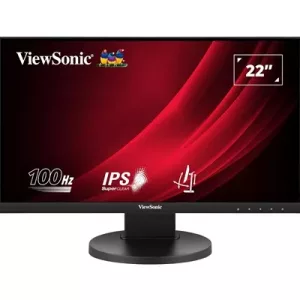 Viewsonic VG2208A-HD 22-Inch Full HD Monitor, 1080p, 1920 x 1080 resolution, 100Hz, HDMI, VGA, DisplayPort, 5ms, LED, VA Panel, VESA, Height Adjustable