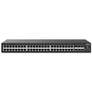 Draytek VSP2542X-K 54 Port switch with 48 PoE+ RJ-45 LAN ports, 6 10Gbpe SFP+, 400W PoE budget, and L2+ management, 2 Year Warranty