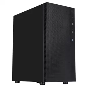 CIT Silent ES Black Mid-Tower Low Noise Computer Case with 2 x 120mm PWM Cooling Fans Included Sound Dampening Material