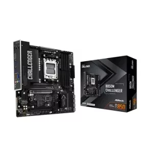ASRock B850M Challenger AMD AM5 Socket Motherboard, Micro-ATX, 4x DDR5 Slots, 2x M.2 Socket, Fitted I/O Shield, 2.5GbE LAN, 1x HDMI Port