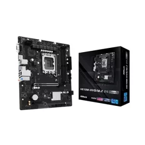 ASRock H610M-HVS/M.2 D5 GEN5 Intel 1700 Socket Motherboard, Micro-ATX, 2x DDR5 Slots, 1x M.2 Socket, GbE LAN, 1x D-Sub / 1x HDMI Port