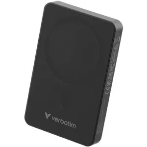 Verbatim (32227) Charge 'n' Go Essentials MagSafe Power Bank Wireless 10000mAh Black