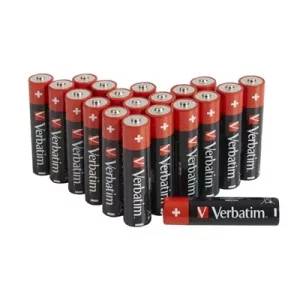 Verbatim (49877) AA Battery Alkaline 20 Pack