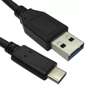 USB 3.1 Type C (M) to Type C (M) Cable 0.5m Black OEM Data Cable