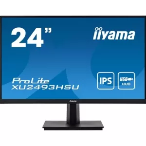 iiyama ProLite X2493HSU-B1 computer monitor 60.5 cm (23.8") 1920 x 1080 pixels Full HD LED Black