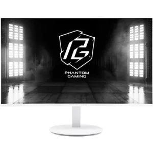 ASRock Phantom Gaming PG27FFS2E-W 27 Inch FHD (1920 x 1080) Flat IPS Gaming Monitor, 240Hz, 1ms (MPRT) Response Time, 2 x HDMI 2.1; 1 x DisplayPort 1.2, 2 x 2W Speakers, Tilt, Swivel, Height, Pivot Adjustment - White