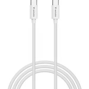 Verbatim (32409) Essentials Sync & Charge 3m USB-C to C Cable, 100W PD, 480Mbps, USB Power Delivery 3.0 Supports Up To 100W Fast Charging