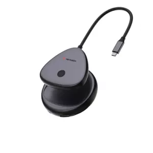 Verbatim (32147) Share My Screen USB-C Wireless Display Adapter 4K With Hub, Extra USB-A Port For Other Essential Devices