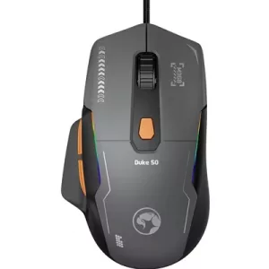 MARVO Duke 50 M368 Wired Gaming Mouse, 6 DPI levels (800 - 12800), 1000Hz Polling Rate, 13 Mode RGB Backlighting, 68g