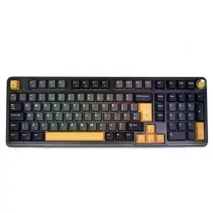 MARVO Titan 98 KG986W Wireless Mechanical Gaming Keyboard, Tri-Mode Connectivity, Wired, 2.4GHz & Bluetooth, Hot-Swappable Mechanical Switches, Vibrant RGB Backlighting, Full-Key Anti-Ghosting - UK Layout