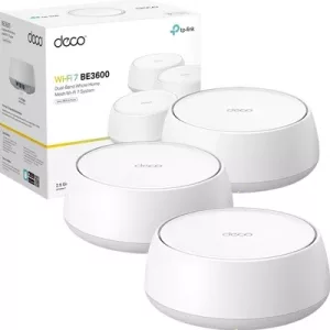 TP-Link Deco BE25(3-pack) BE3600 Whole Home Mesh Wi-Fi 7 System, 2.5G Multi Gigabit