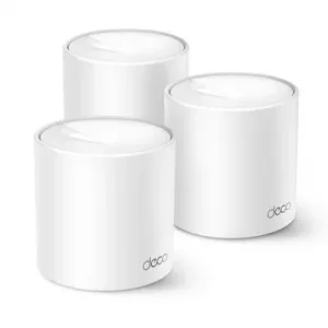 TP-Link Deco X1500(3-pack) AX1500 Whole Home Mesh Wi-Fi 6 System, 3 pack