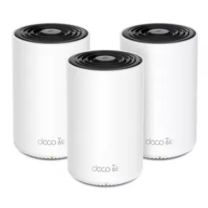 TP-Link Deco XE75(3-pack) AXE5400 Whole Home Mesh Wi-Fi 6E System(Tri-Band), 3 pack