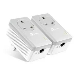 TP-Link TL-PA4010P KIT 600M Powerline AC Pass-through Twin Pack