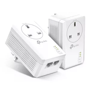 TP-Link TL-PA7027P KIT AV1000 2-Port Gigabit Pass-through Powerline Starter Kit
