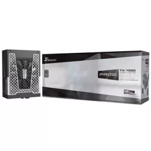 Seasonic PRIME TX ATX 3.1(PRIME-TX-1300-ATX30) 1300W PSU, 135mm Fan, 80 PLUS Titanium, Fully Modular, Individual Black Cables with Braided Pattern, 12 Years Warranty